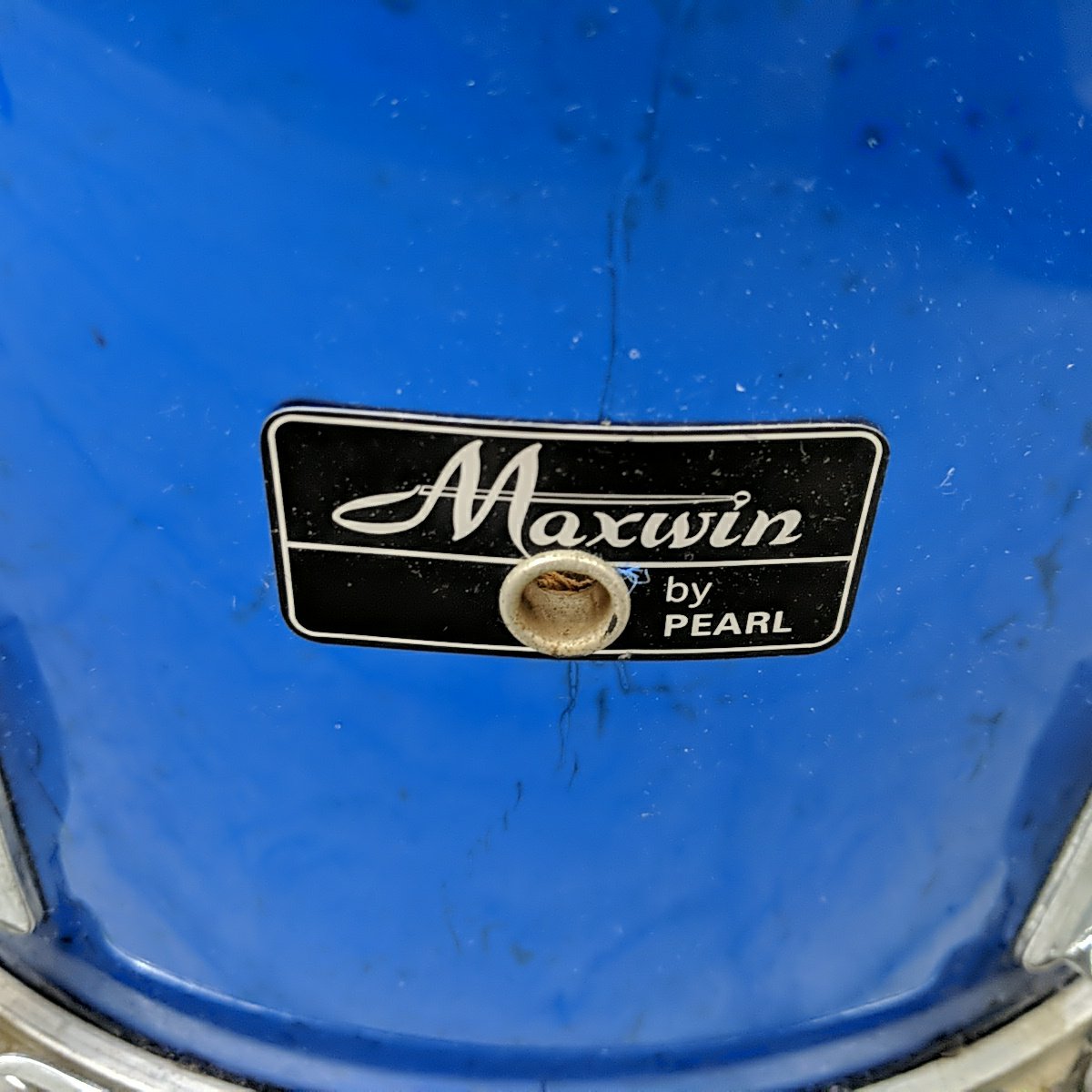 Vintage 1970s Maxwin by Pearl 9 x 13 Tom - Blue