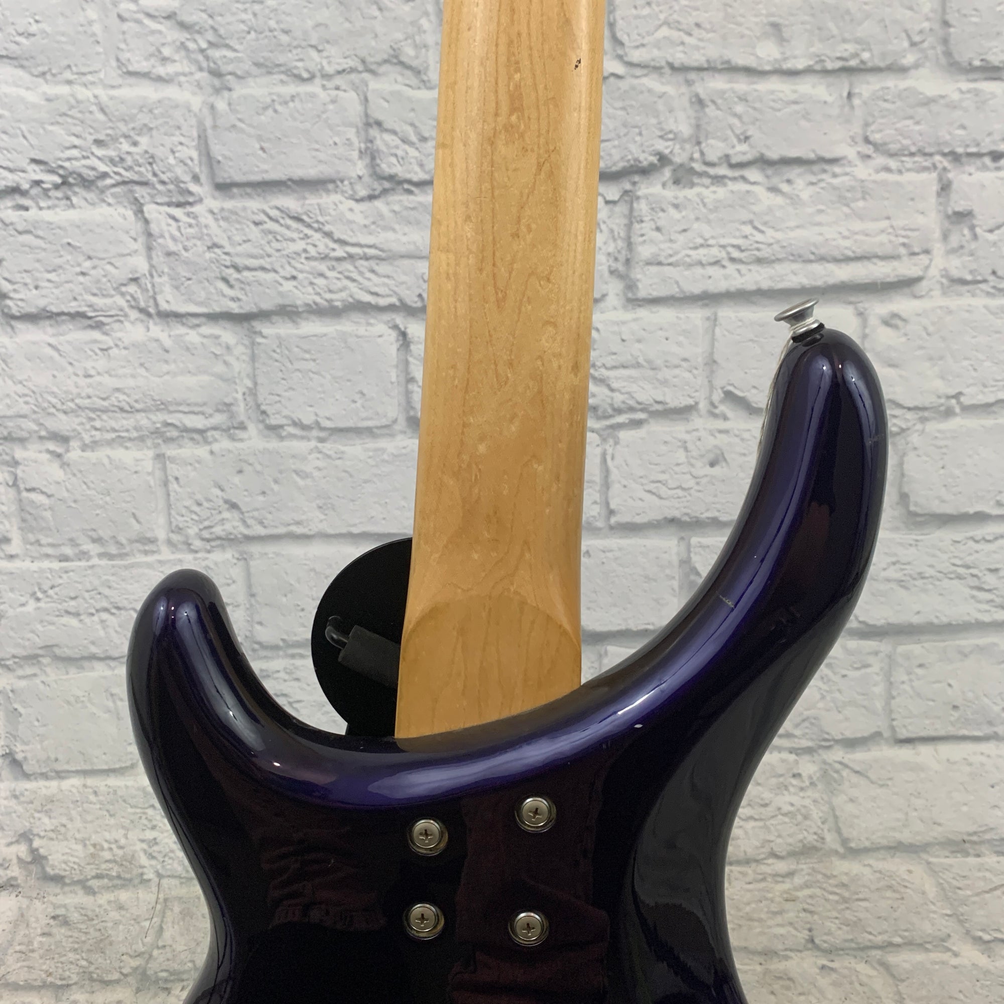 Jackson Professional 5 String Bass Guitar Blue Active Pickups