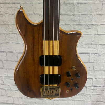 1980 Kawai F2B Natural Fretless Electric Bass