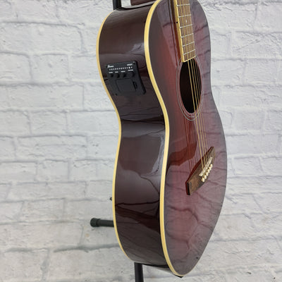 Ibanez PN12E- VMS Parlor Acoustic Electric Guitar