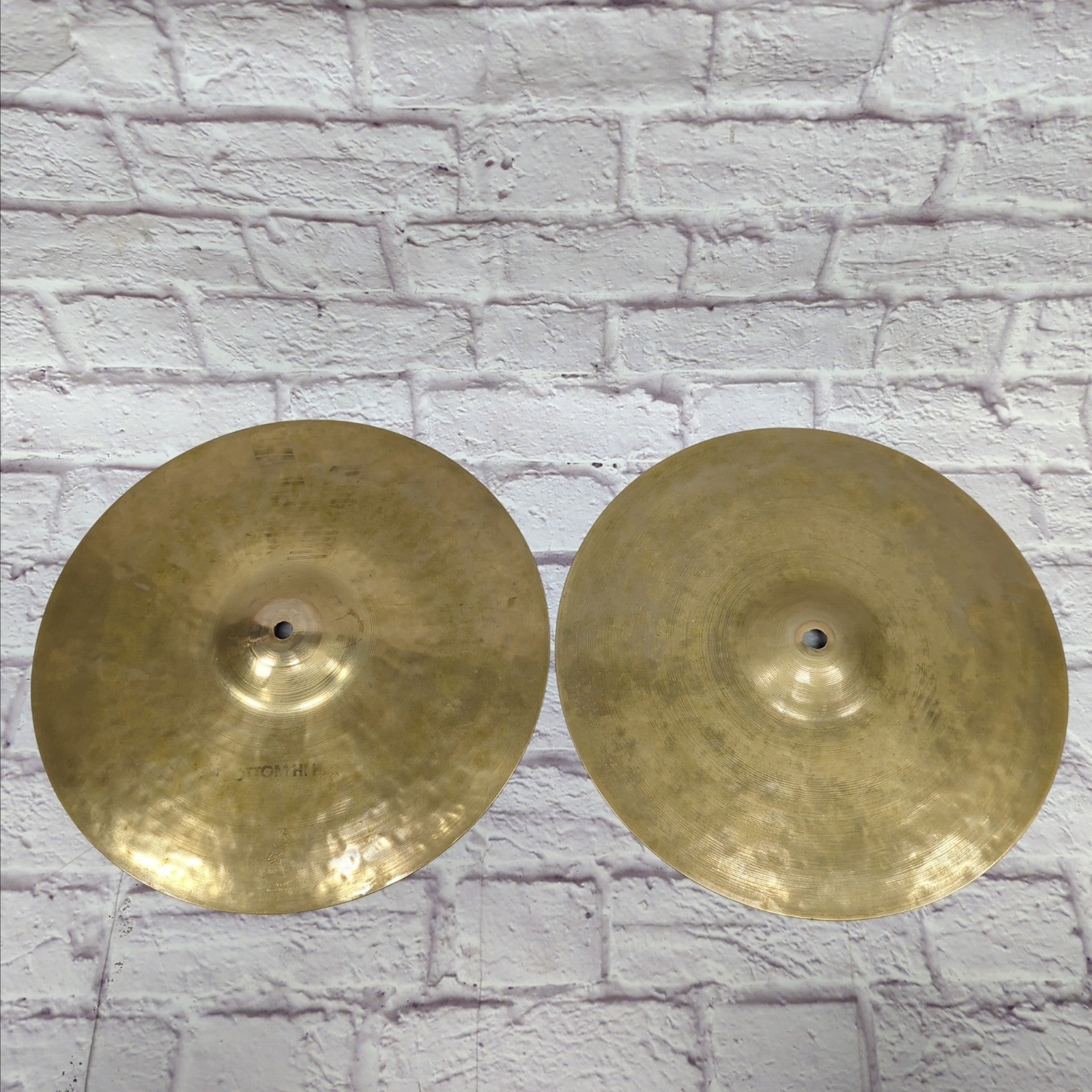 Vintage 80's Zildjian EAK Hi Hats 14