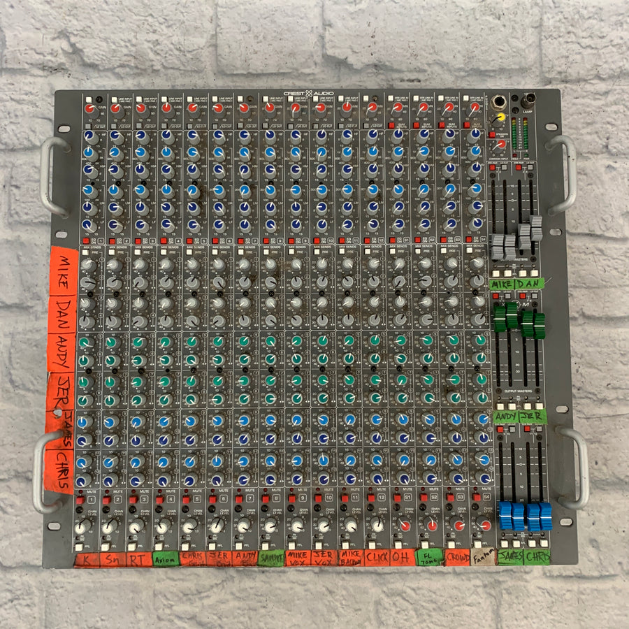 Crest Audio X-Rack 20 Channel Rackmount Mixer Excellent for In Ears