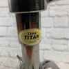 Vintage Tama Titan Leather Drum Throne Yellow Label