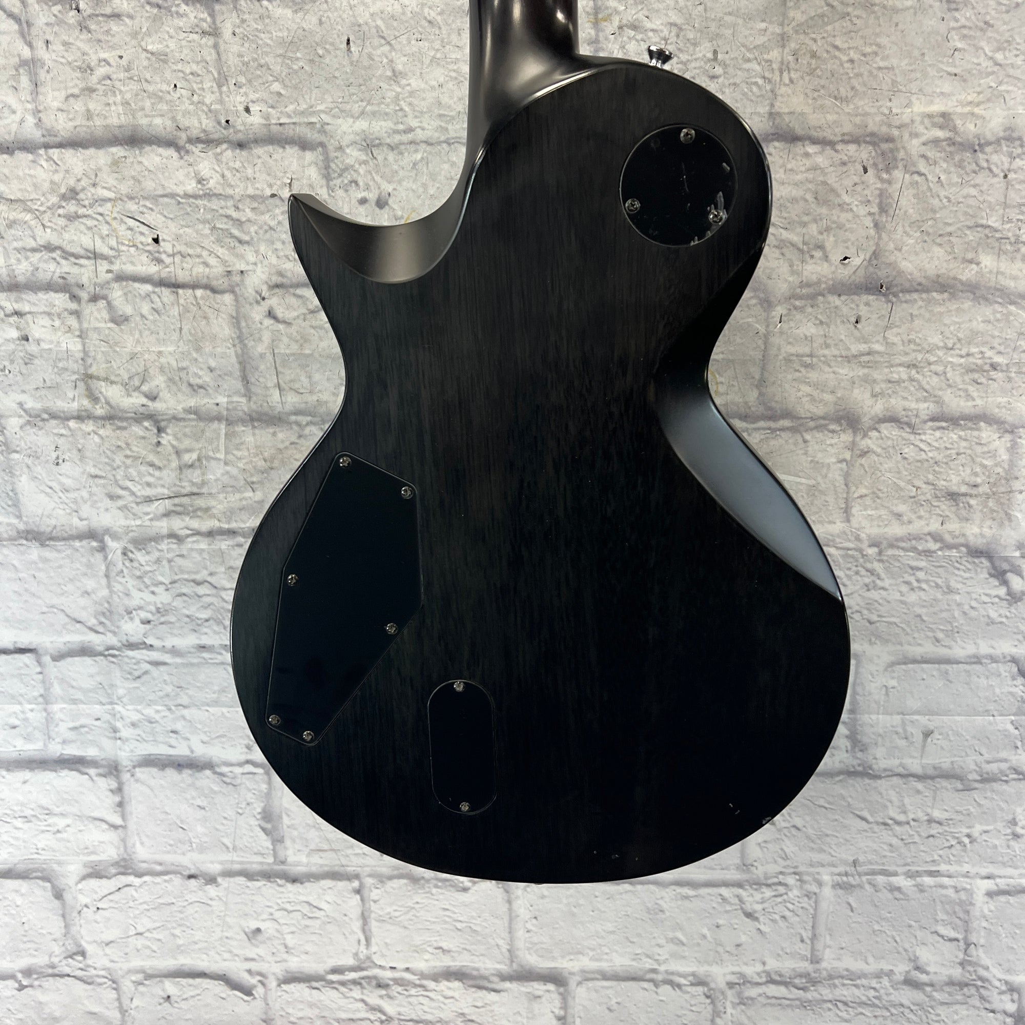 LTD EC-401QM Transparent Black Electric Guitar