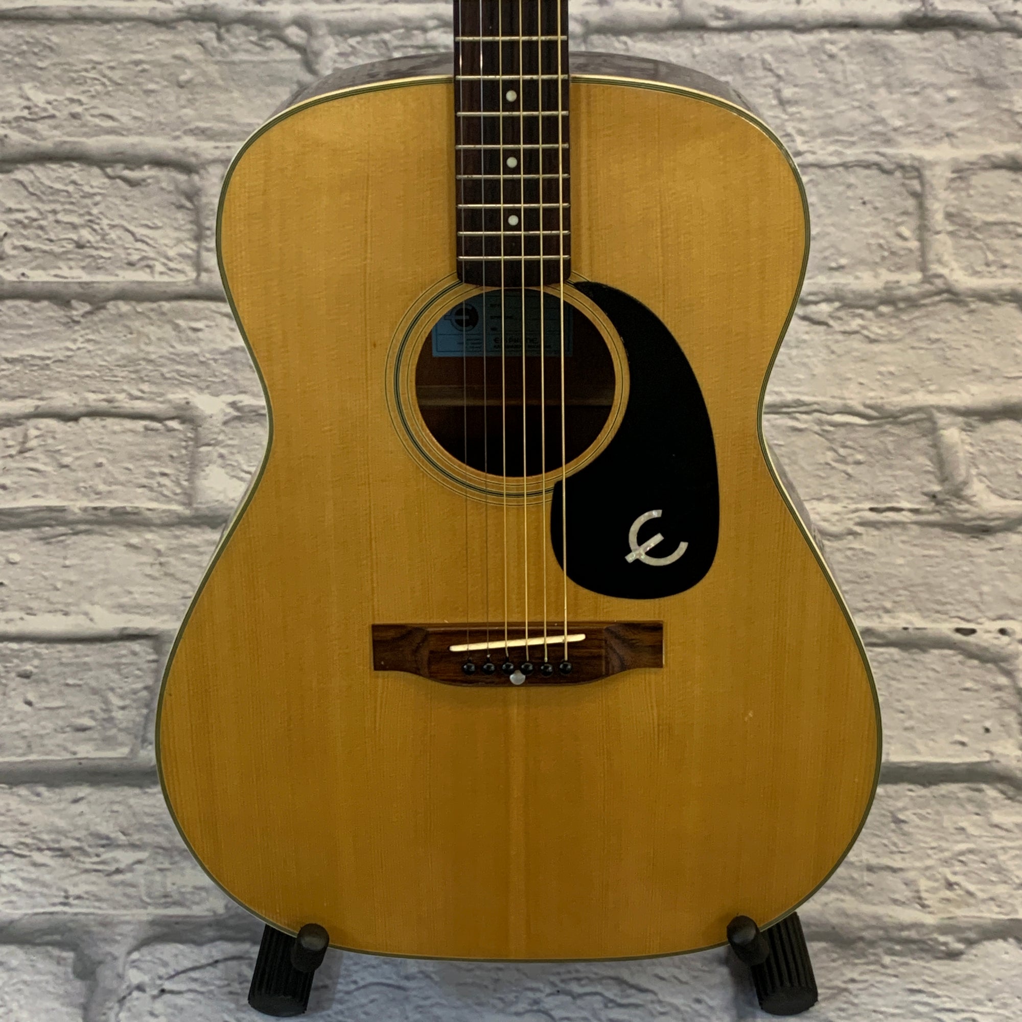 Vintage Epiphone Japan Left Handed Acoustic Guitar