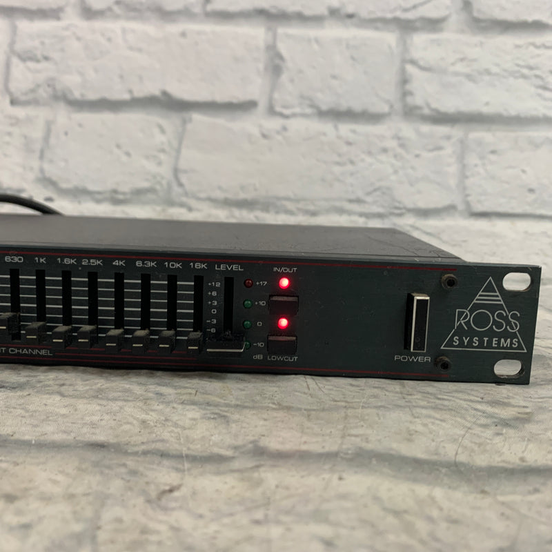 Ross RX-15S 15-Band Stereo Rack Equalizer - Evolution Music
