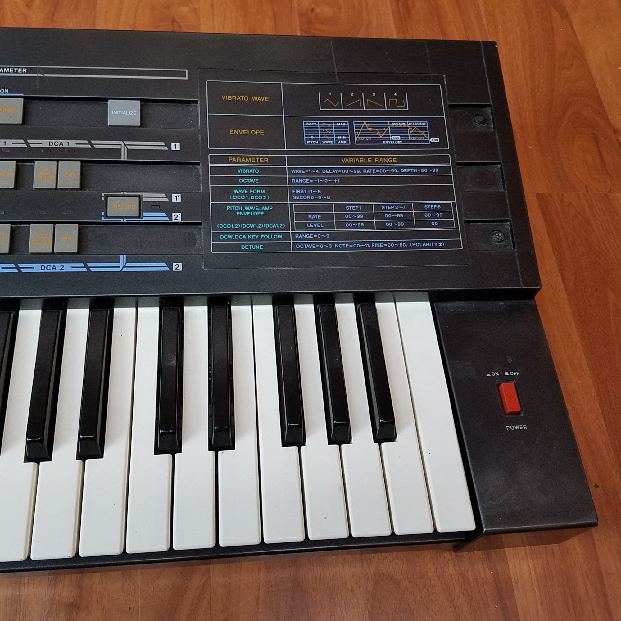 Casio Cz3000 Synth Scratchy Pots