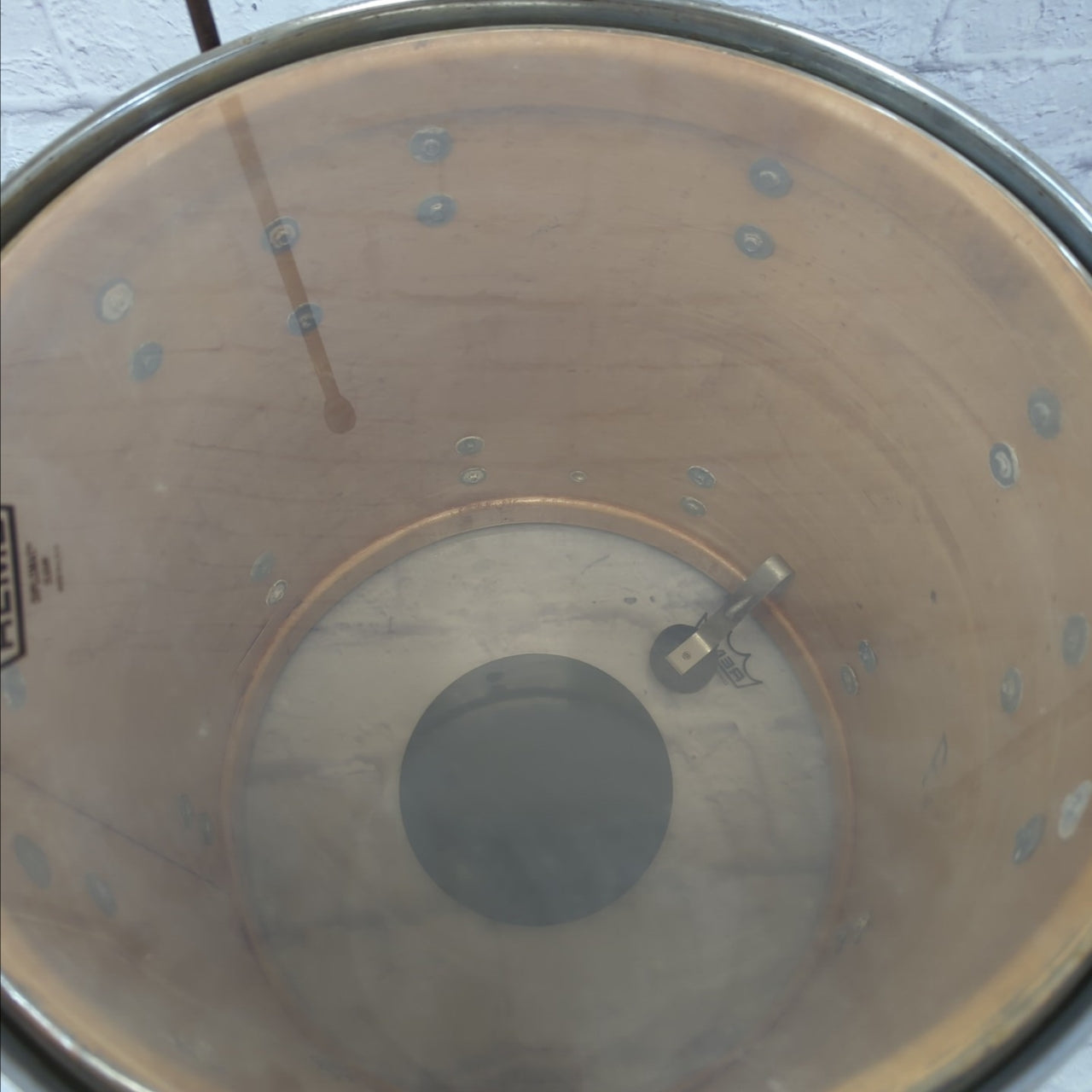 Slingerland 16x16 Chrome Over Wood Floor Tom