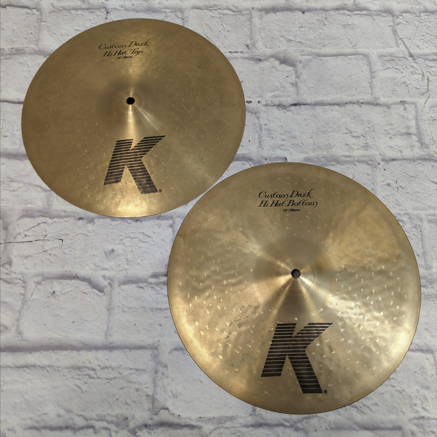 Zildjian K Custom Dark 14" Hi Hats