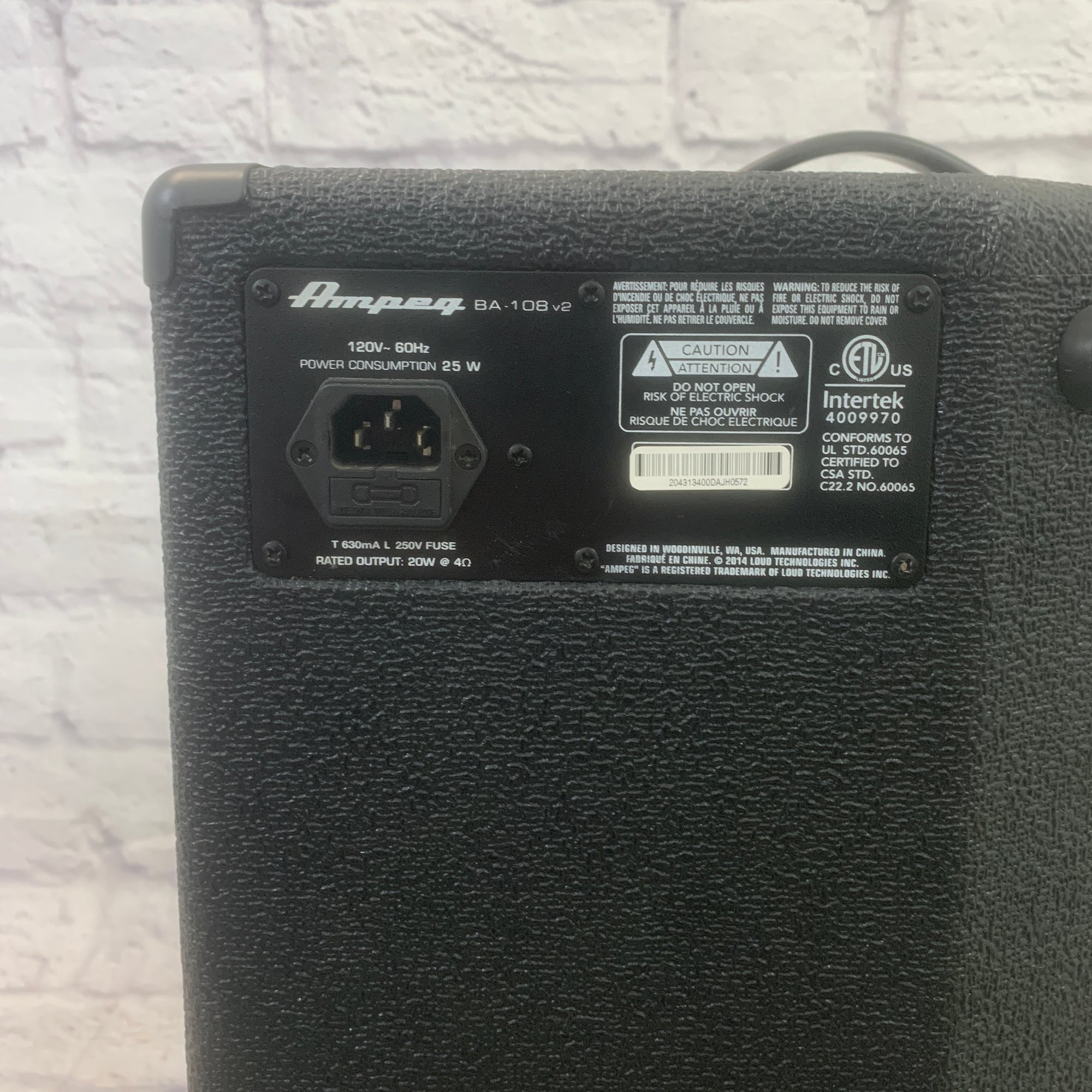 Ampeg BA-108 Bass Guitar Combo Amp