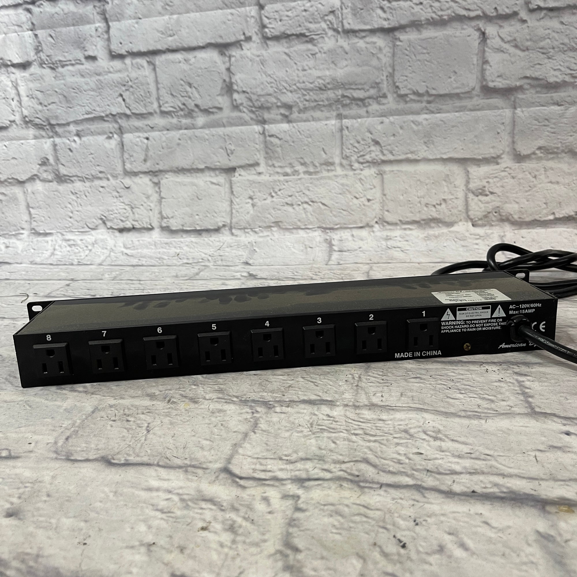 American DJ PC-100A 8-Channel Lighting Power Center