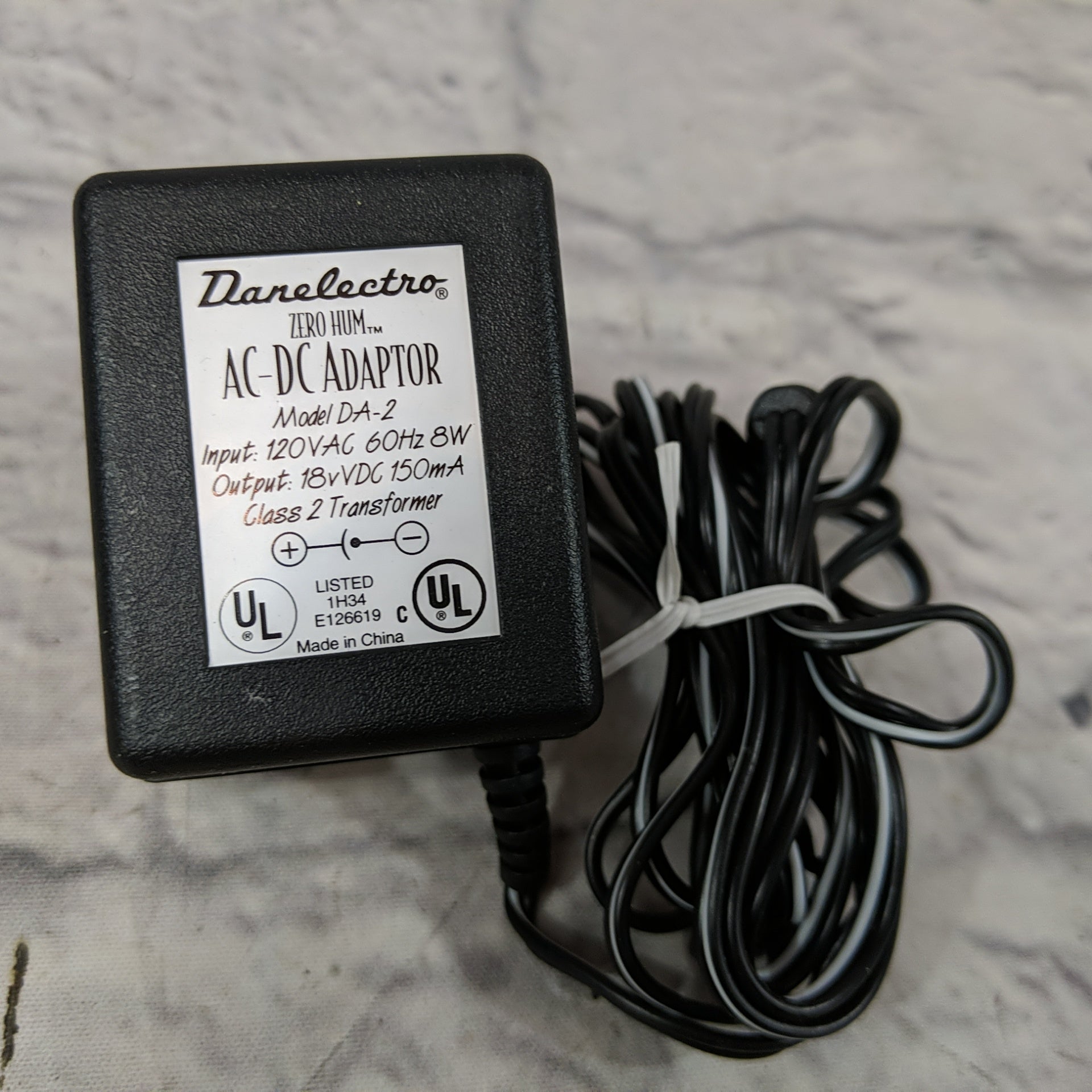 Danelectro Zero Hum 18V AC Adaptor - New Old Stock!