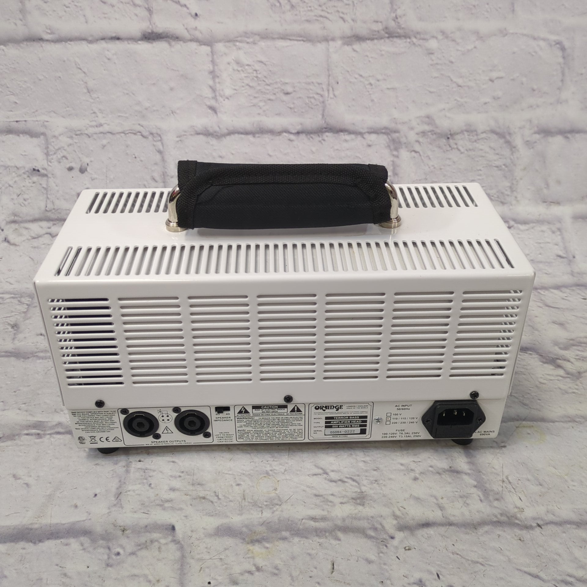 Orange Amps Terror Bass Tube Bass Amp Head with Cover