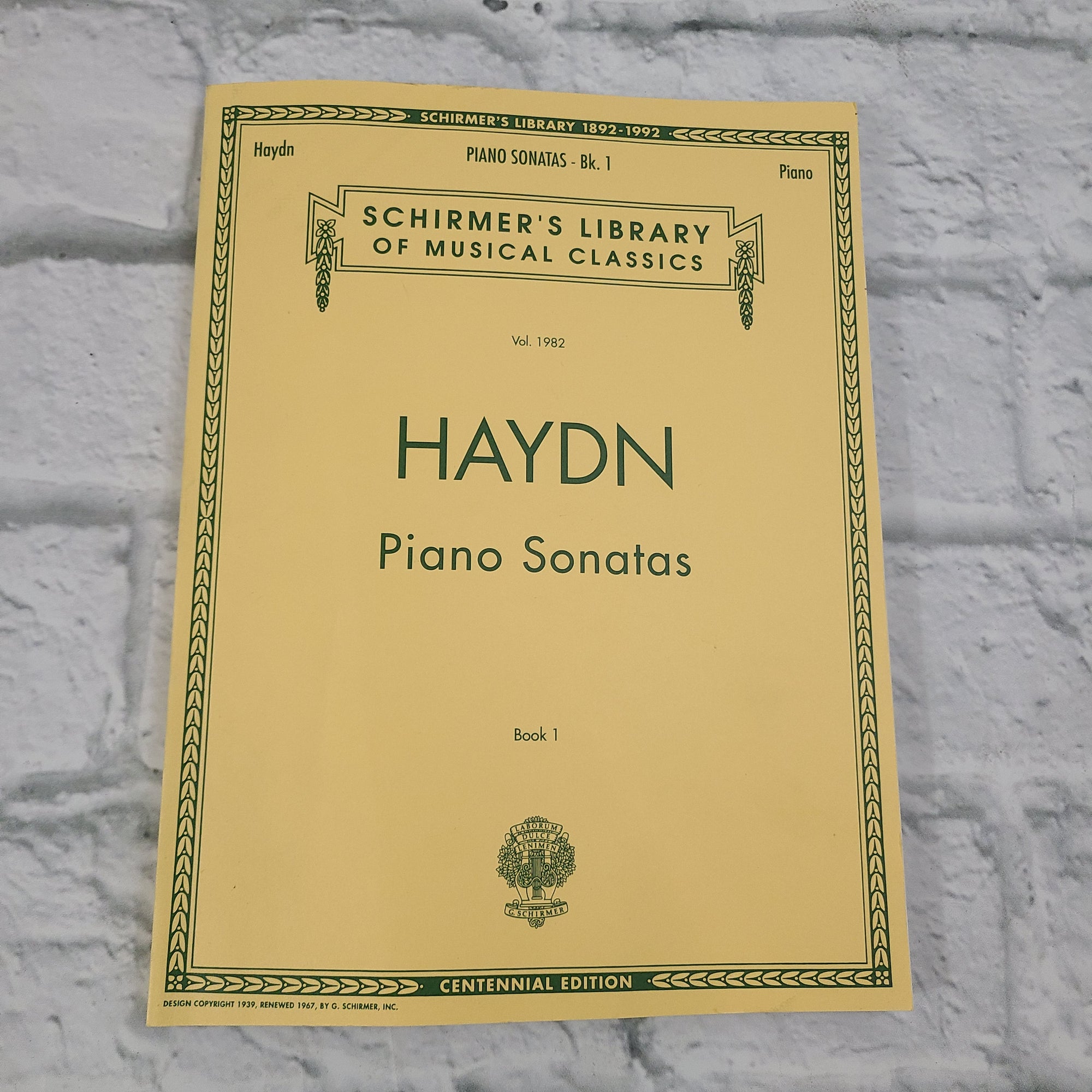 Piano Sonatas Book 1 Schirmer's Library of Musical Classics
