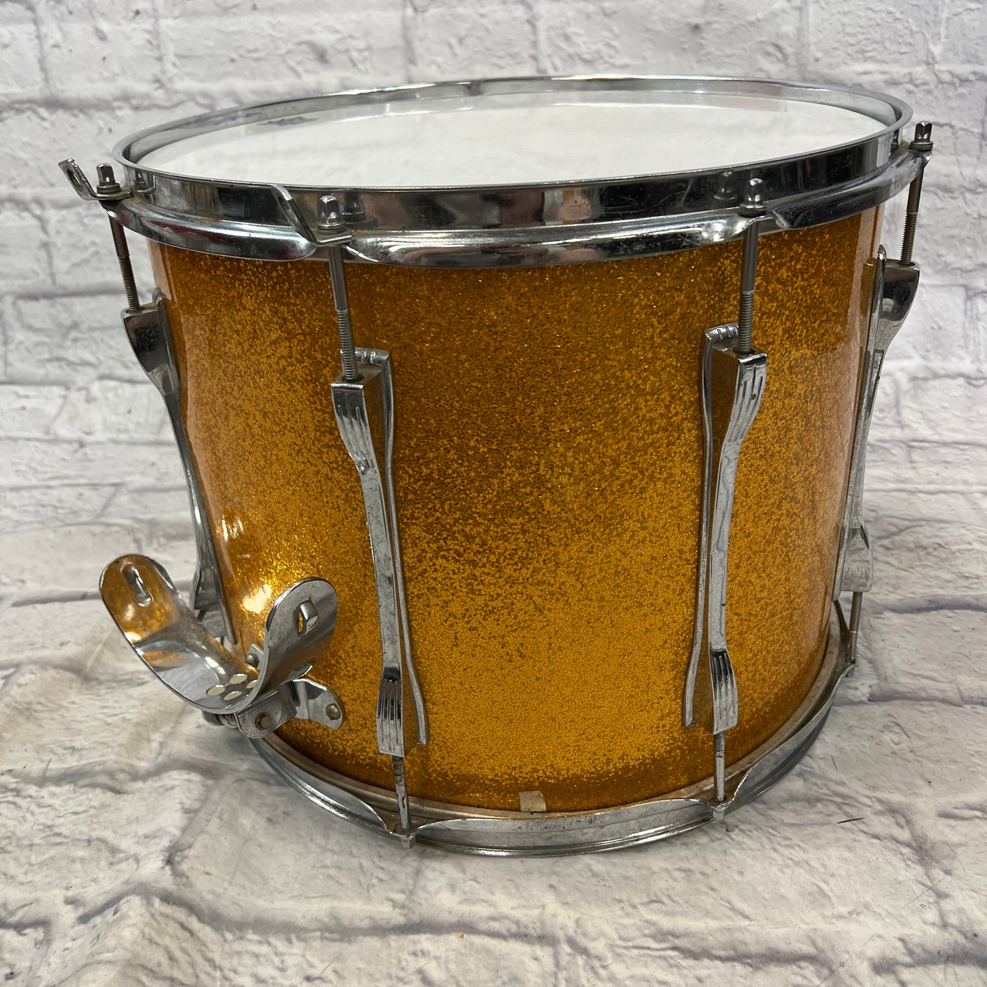Ludwig B/O Field Snare Drum Orange Sparkle 15x12"