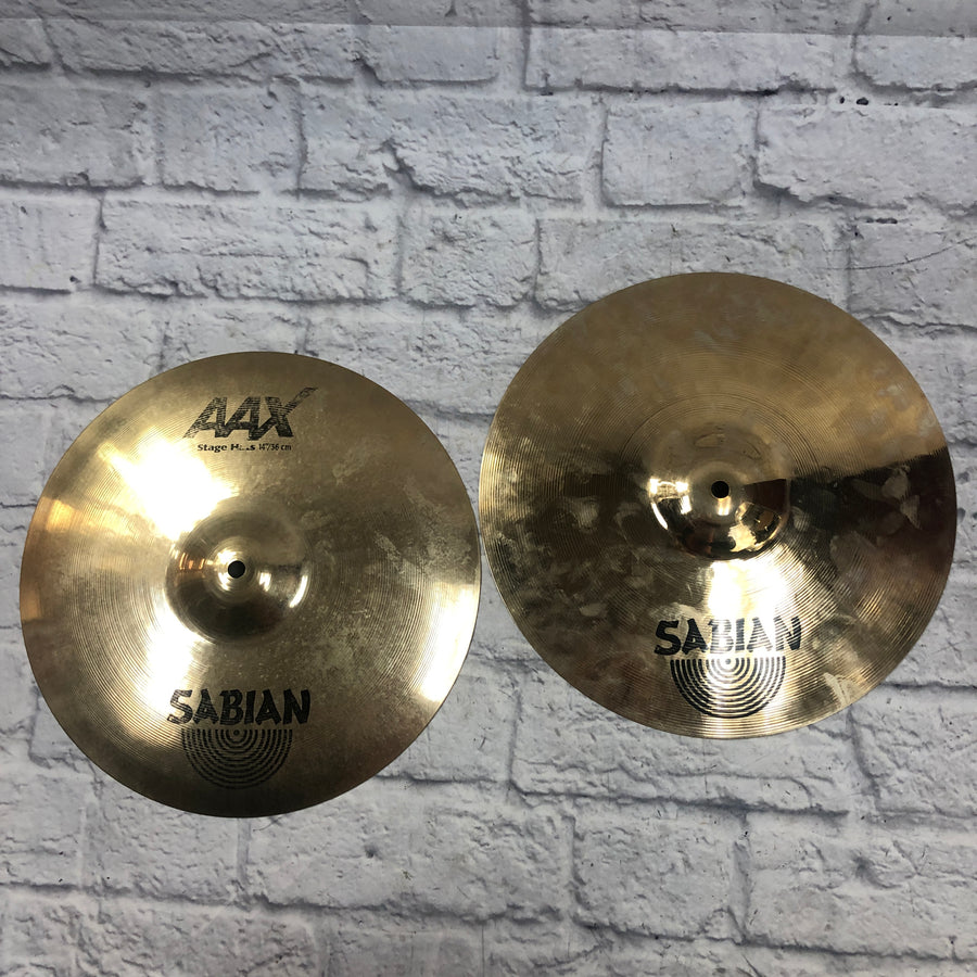 Sabian AAX Stage 14 Hi Hat Cymbal Pair