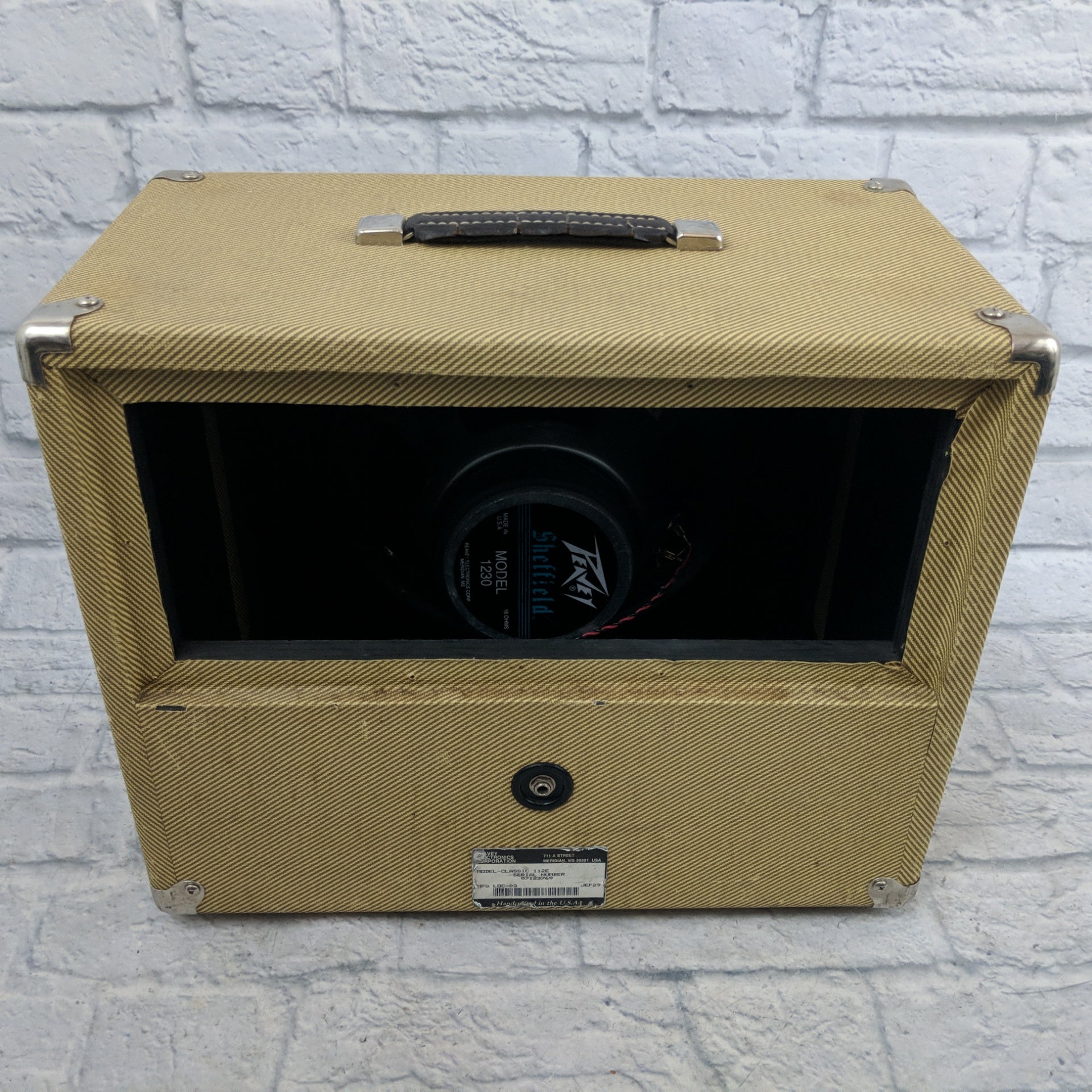 Peavey Classic 112E 30-Watt 16ohm 1x12 Guitar Cabinet