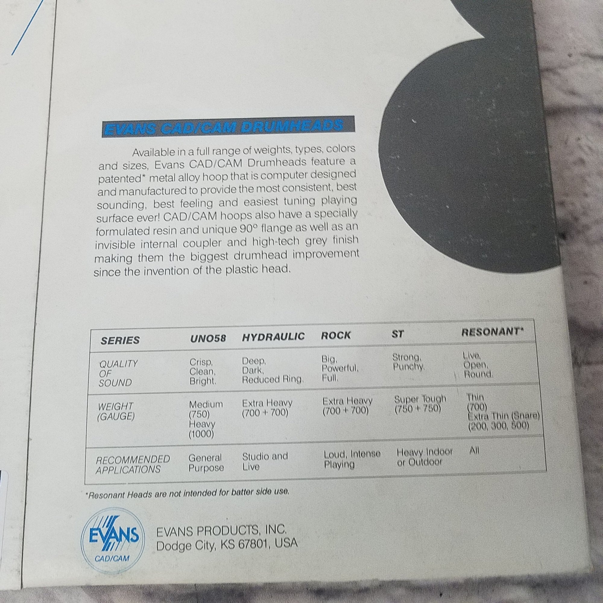 Evans TT08GS GENERA G2 10" Clear Batter Head