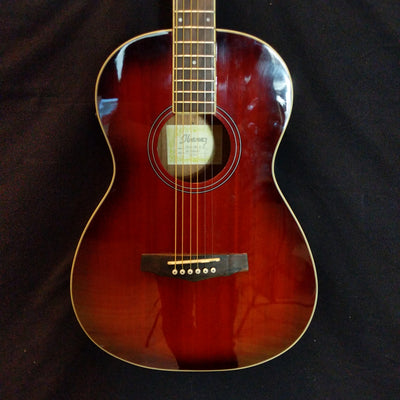 Ibanez PN12E VMS Vintage Mahogany Sunburst Acoustic-Electric Parlor Guitar