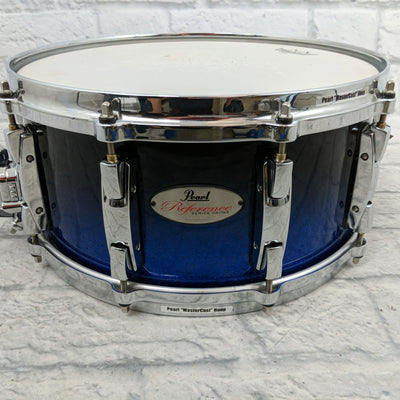 Pearl RF1465S/C Reference Snare Drum 20-ply Maple Birch 14"x6.5" Ultra Blue Fade