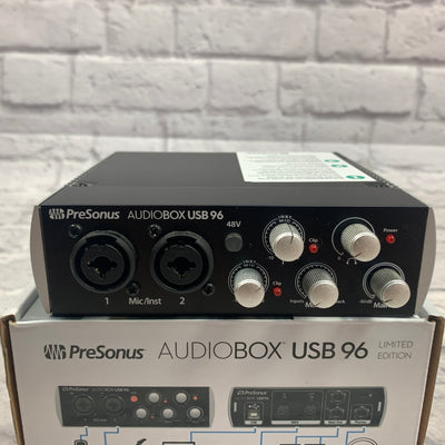 Presonus Audiobox USB 96 Black Interface