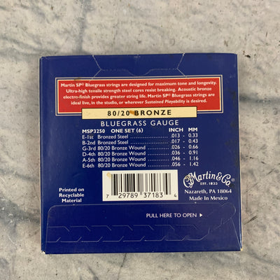 Martin Bluegrass SP 80/20 Bronze Acoustic Strings 13-56