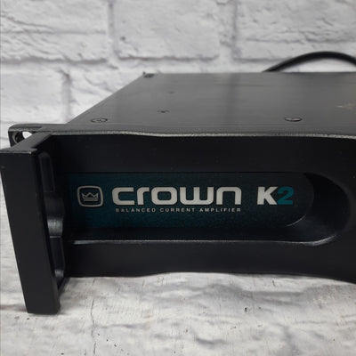 Crown K2 Balanced Current Stereo Power Amplifier 800 Watts per Channel @ 4 ohm