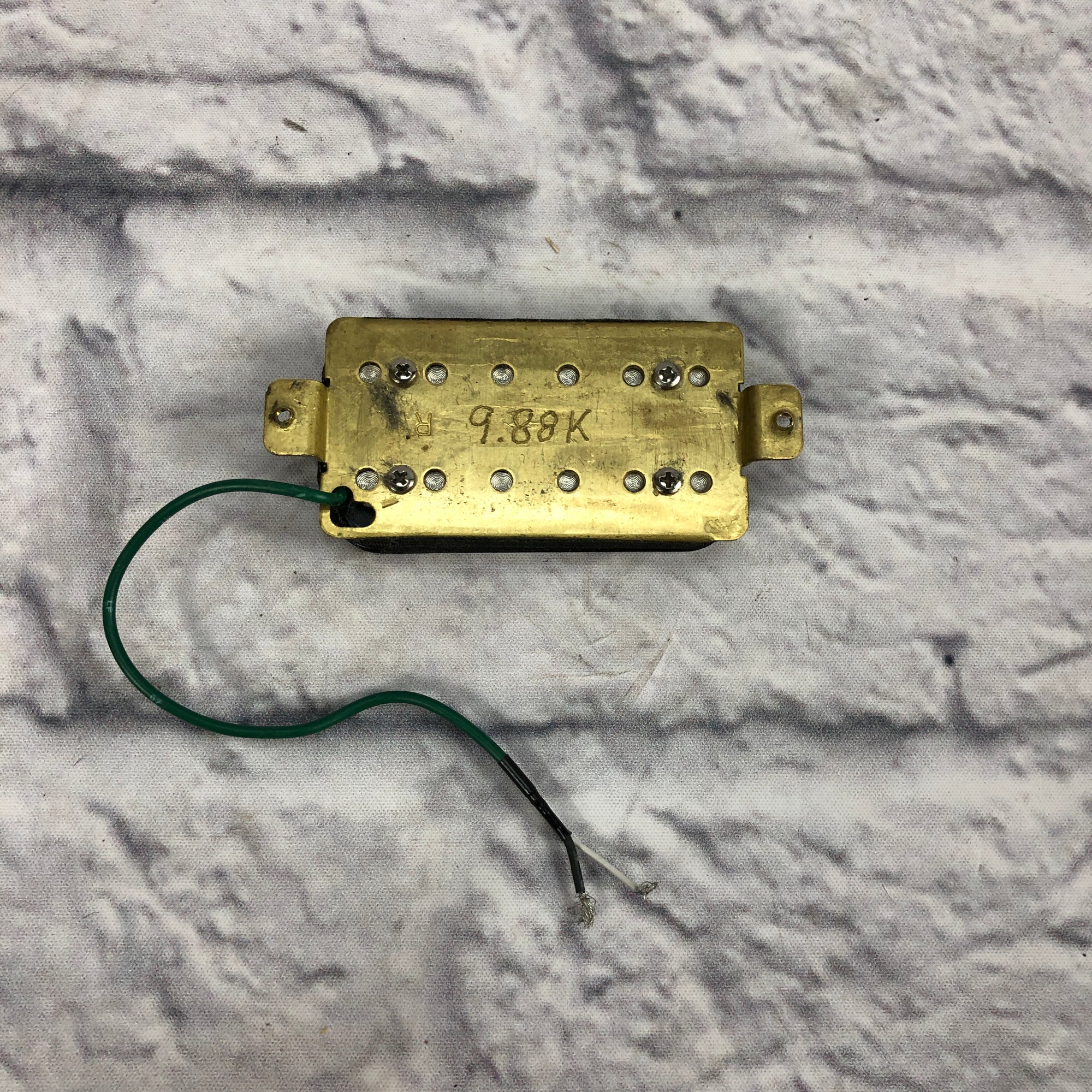 Unknown Black Humbucker 9.88k Bridge Pickup