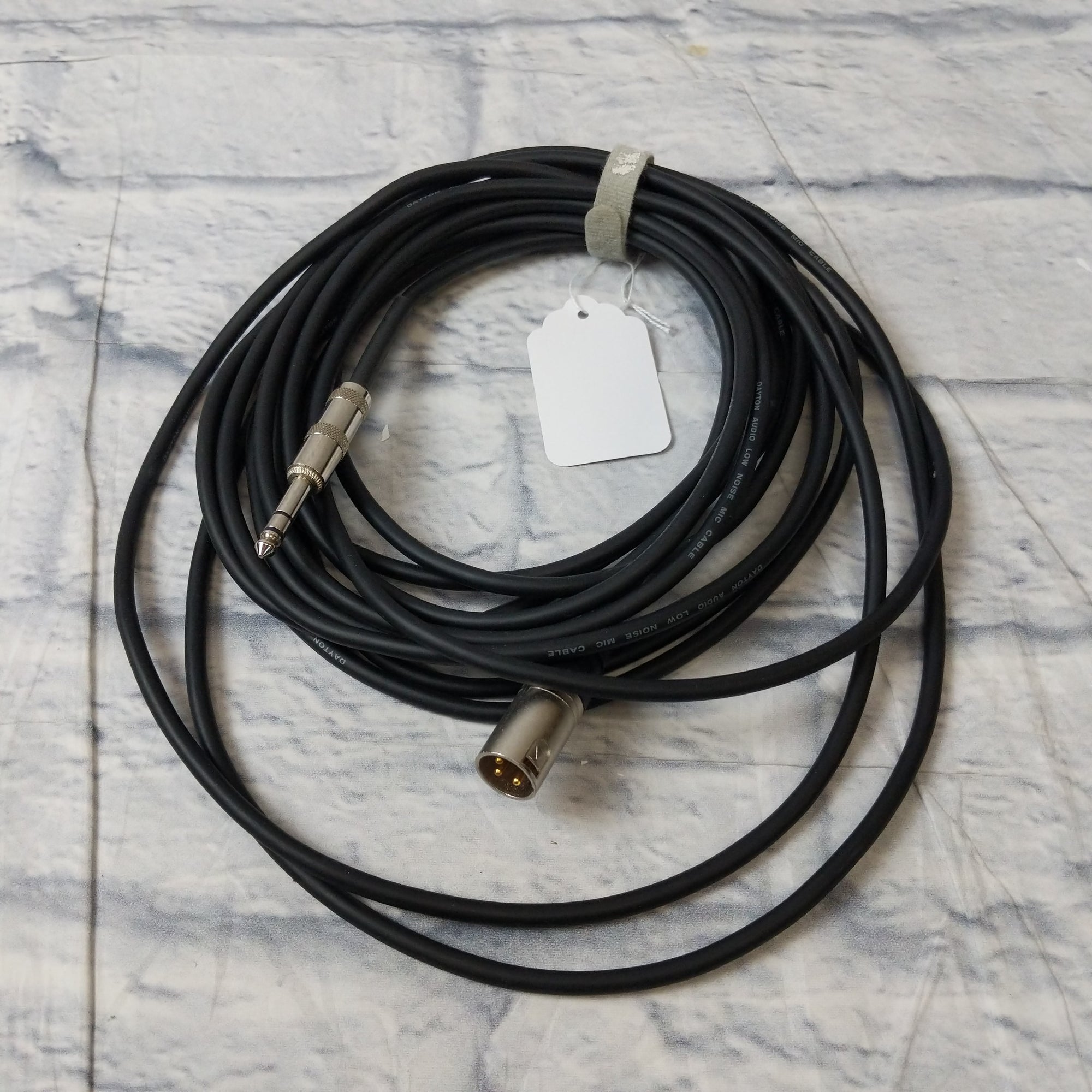 Dayton Audio Male XLR to Male Balanced TRS25 ft