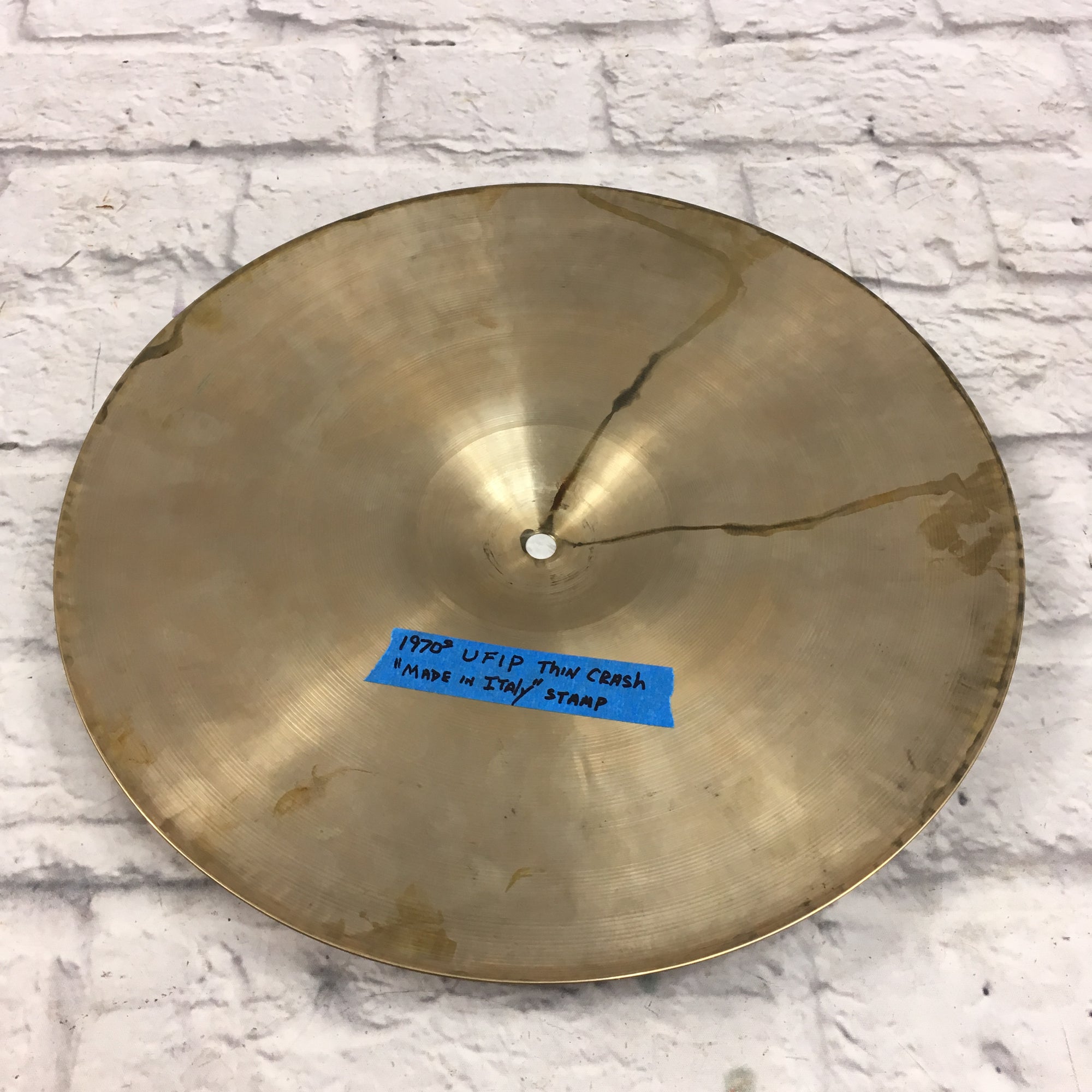 Vintage 14 UFIP Made in Italy Cymbal