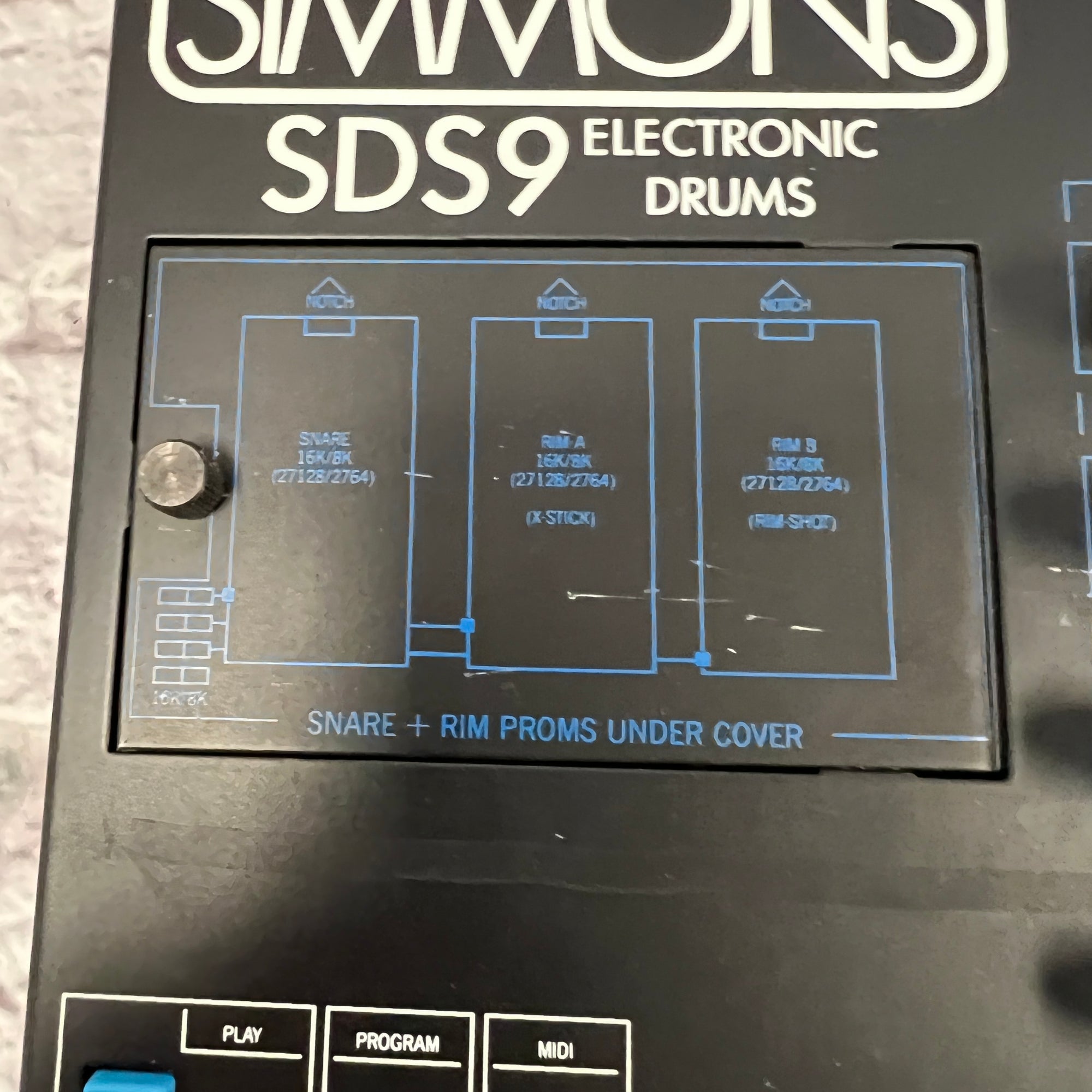 Simmons Vintage 1986 SDS9 Analog Drum Module AS IS