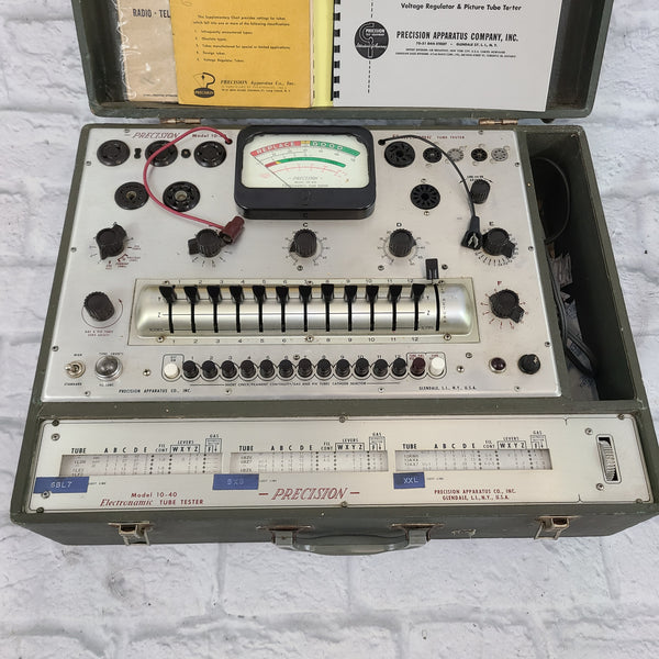 Precision Apparatus Company PACO Electronamic 10-40 Tube Tester ...