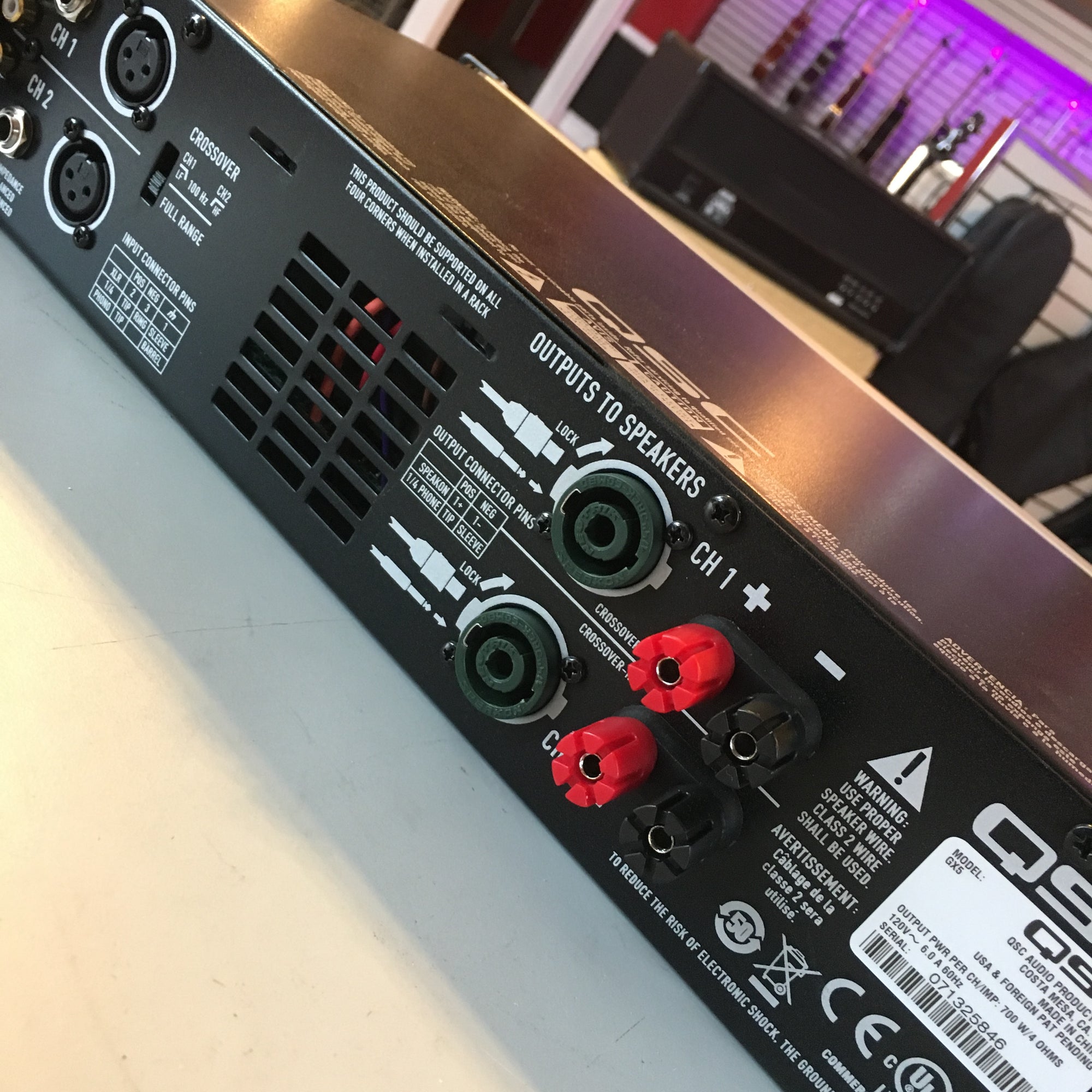 ** QSC GX5 Power Amp