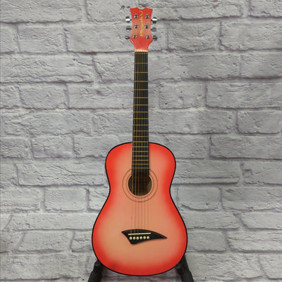 Dean Playmate JT 3/4 Size Pink Acoustic Guitar Kids’ Beginner / Starter