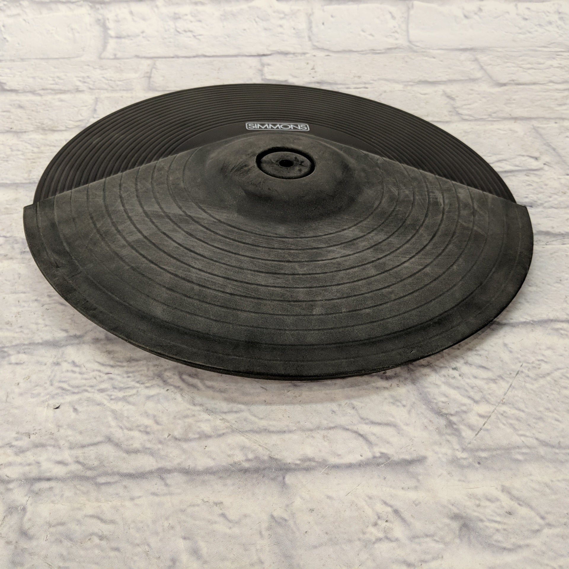 Simmons 14 Inch Electronic Cymbal Trigger Pad w Slam Crash