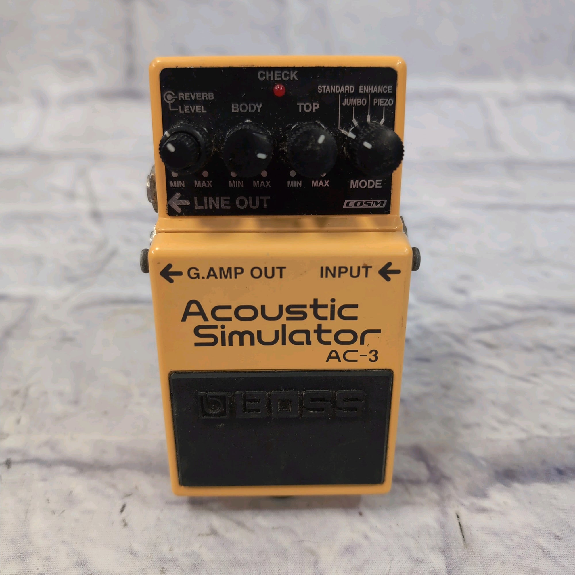 Boss Ac-3 Acoustic Simulator Amp Modeling Pedal
