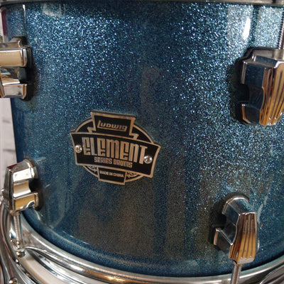 Ludwig Element Pelham Blue Sparkle 5 Piece Drum Kit