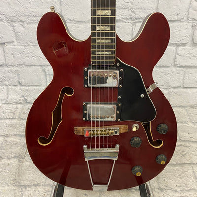 Matsumoku Global EA-200 Lawsuit Era 70s Maroon ES-335 style guitar MIJ