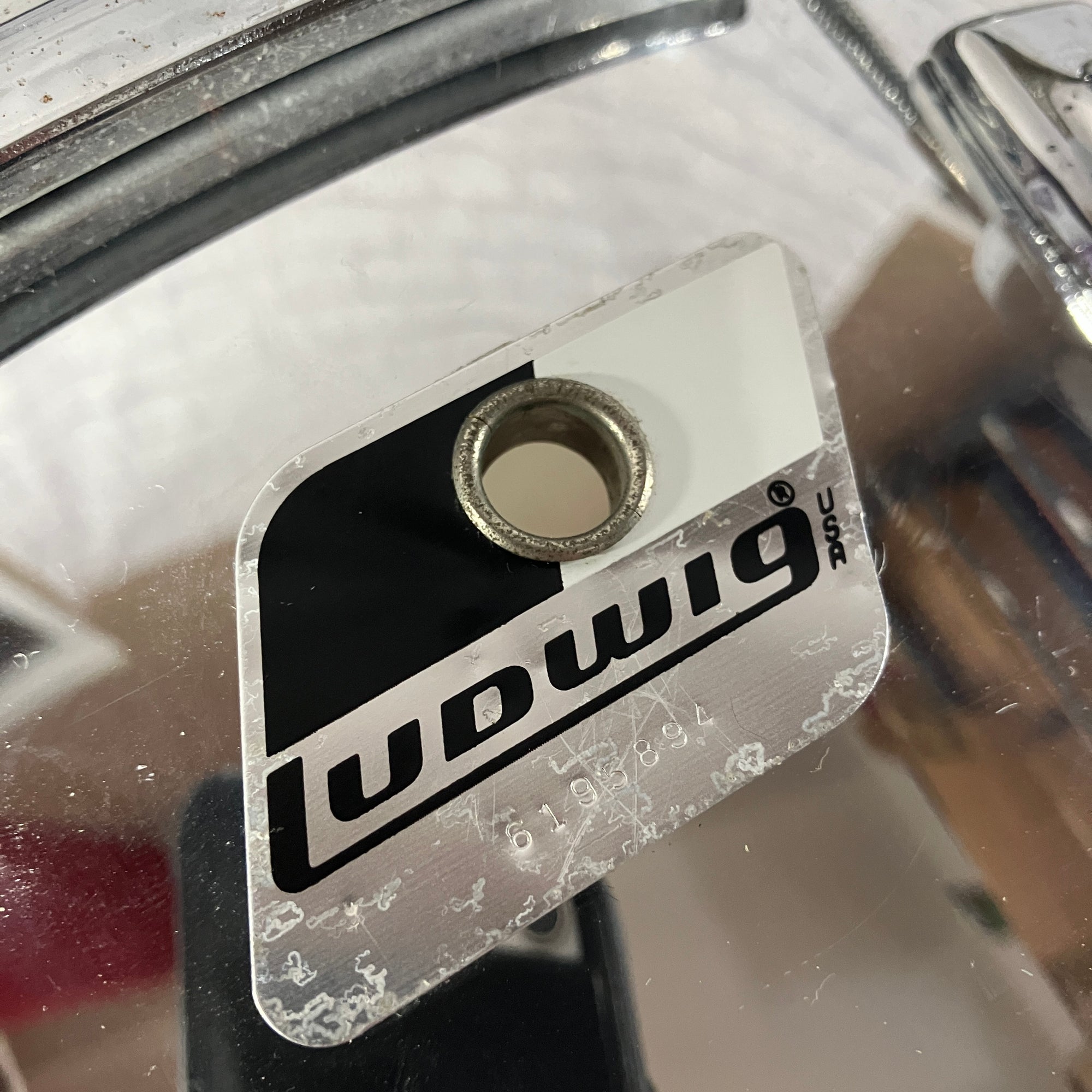 Ludwig Rocker 14 x 5 Chrome over Wood Snare