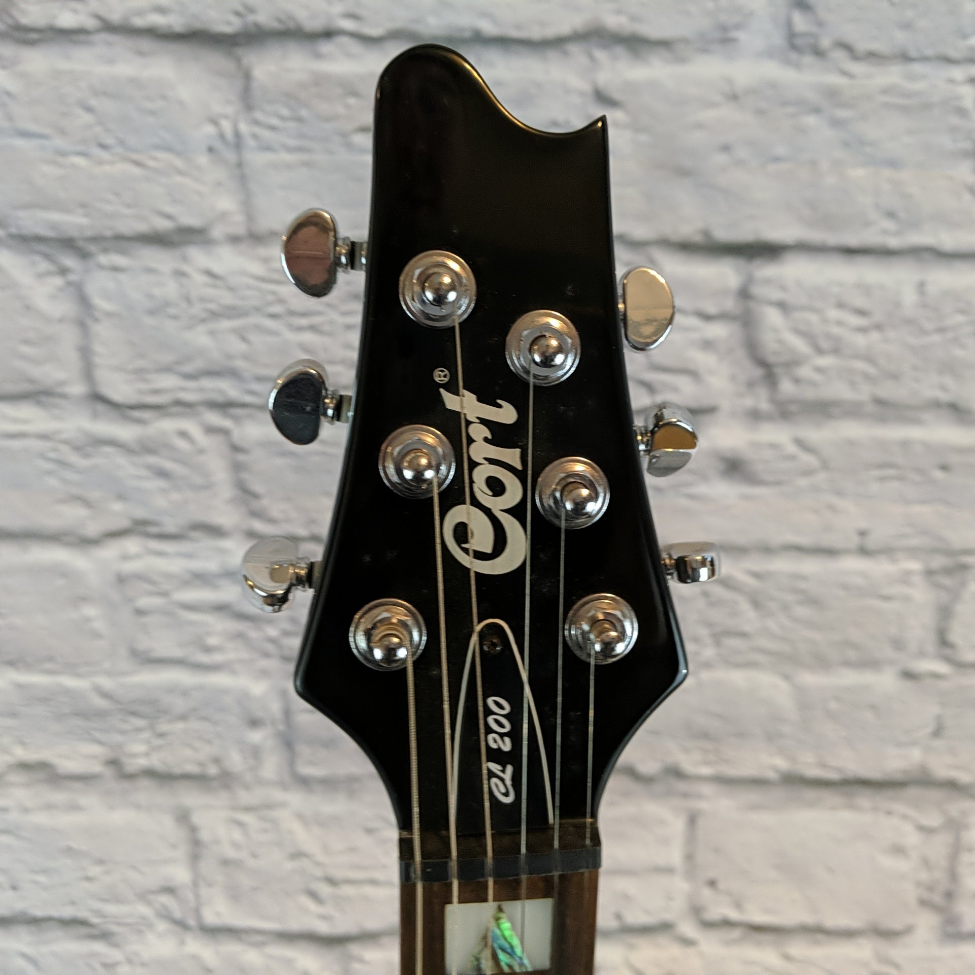 Cort CL 200 Carved Body Abalone Inlay Rosewood Fretboard Electric Guitar