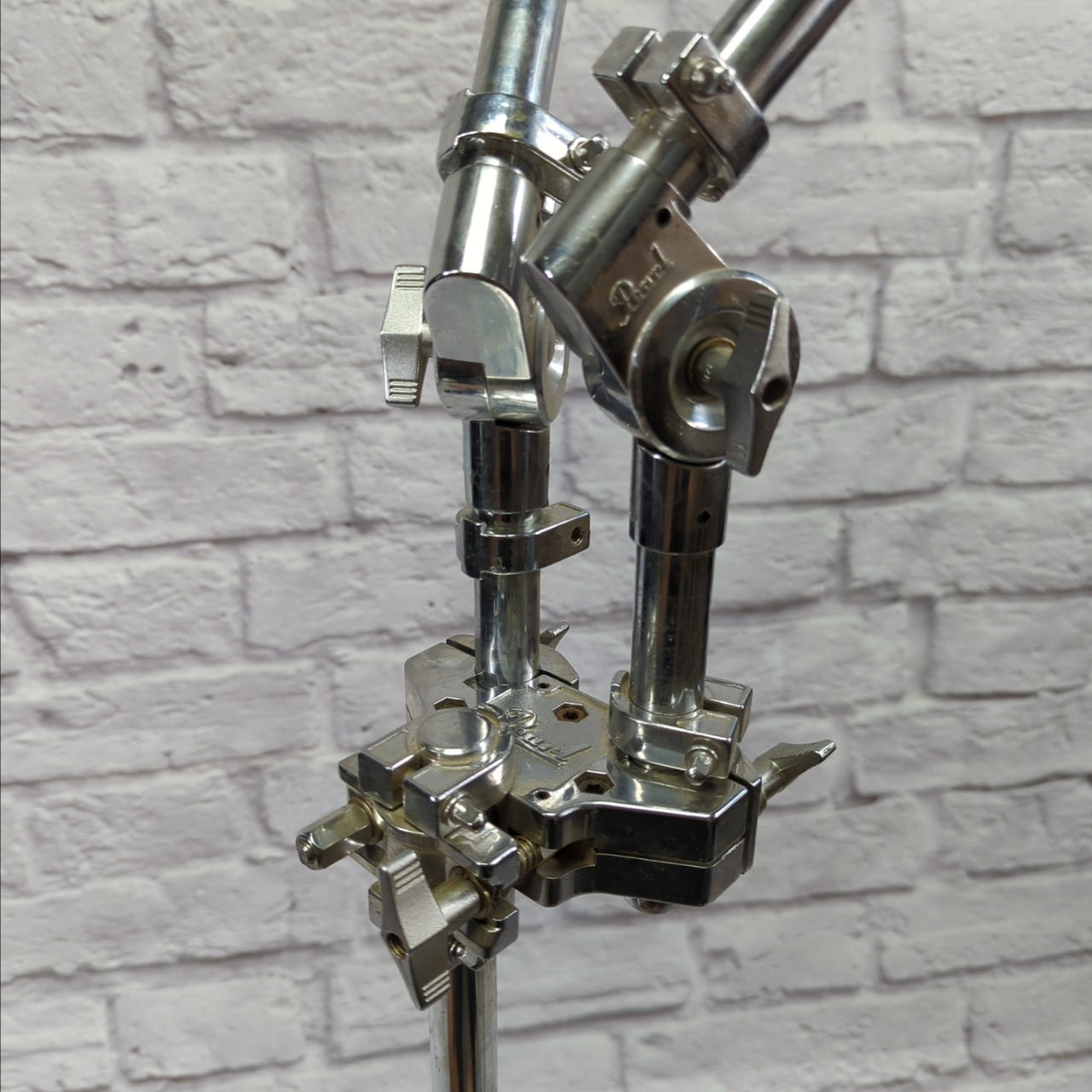 Pearl Heavy Duty Single Braced Double Tom Stand Stand 1980s Red Label
