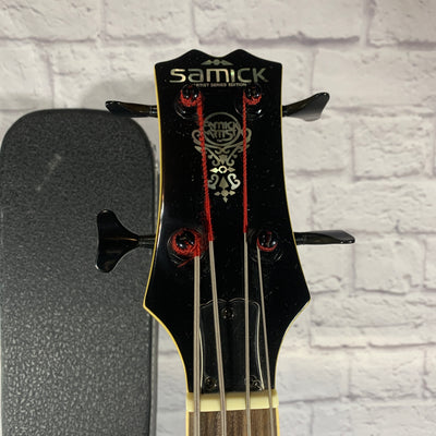 Samick HFB-590 Acoustic Electric Bass Guitar