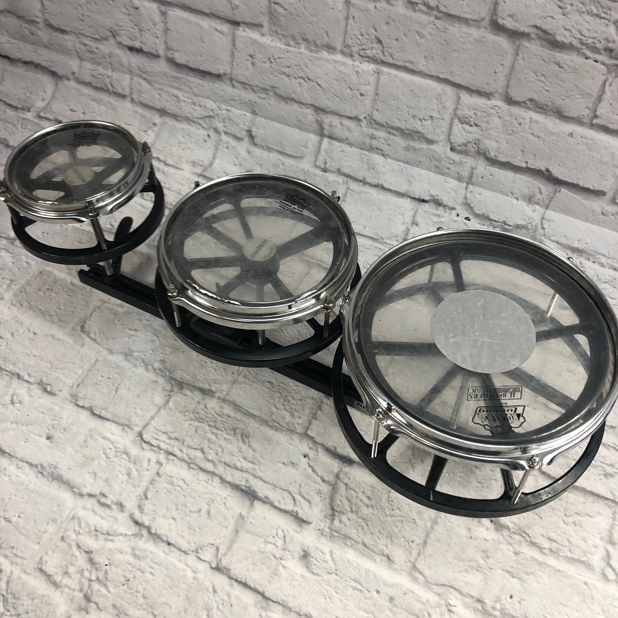 Remo 10 / 8 / 6 Roto Toms with Rack
