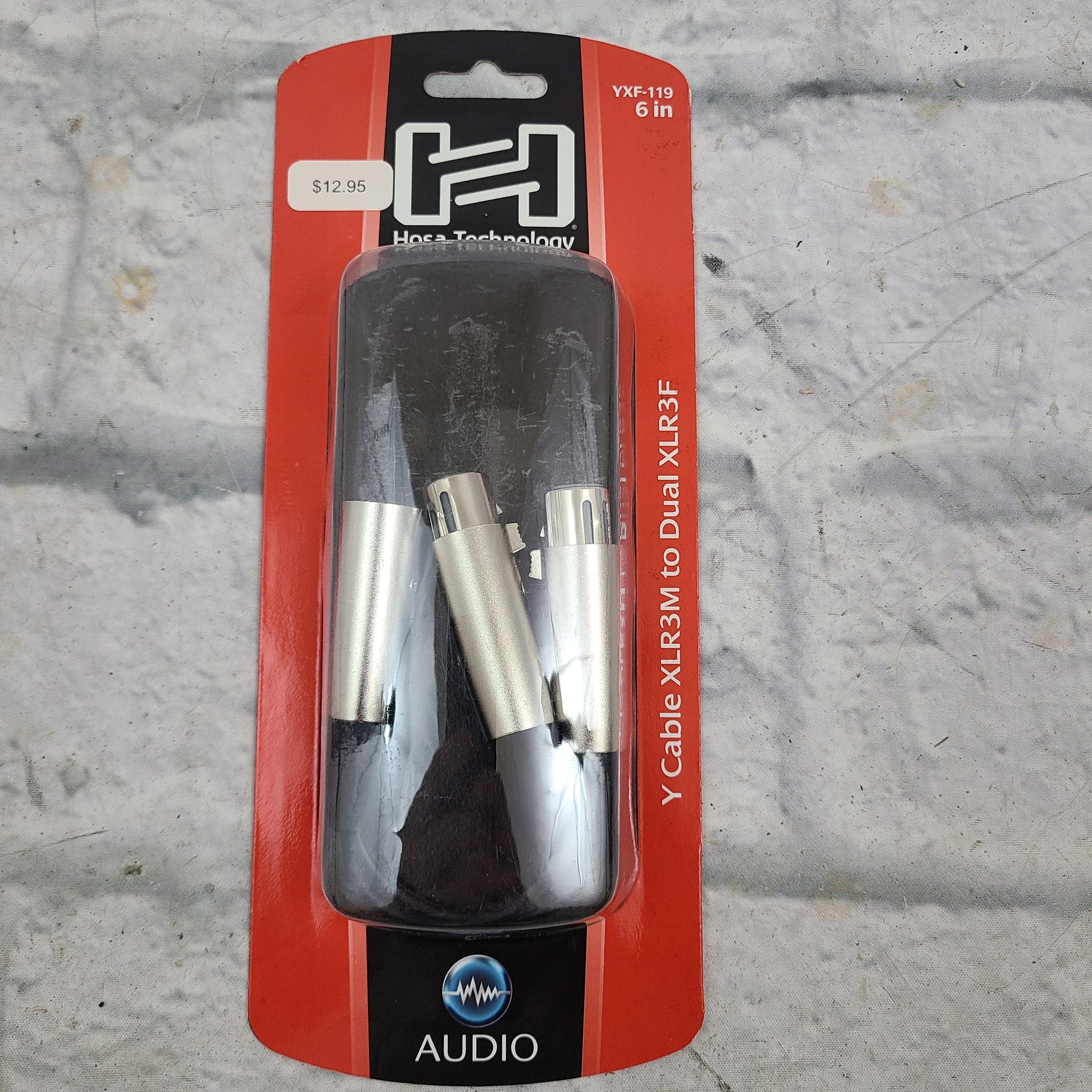 Hosa YXF-119 Y cable XLR3M to Dual XLR3F