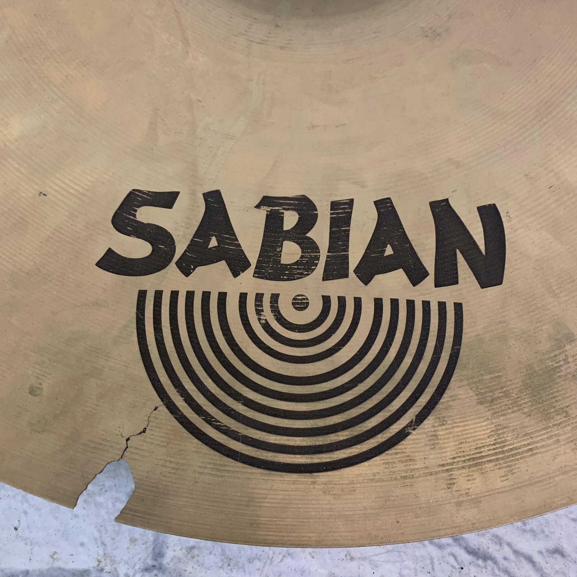 Sabian AAX 21" Stage Ride Cymbal - CRACK