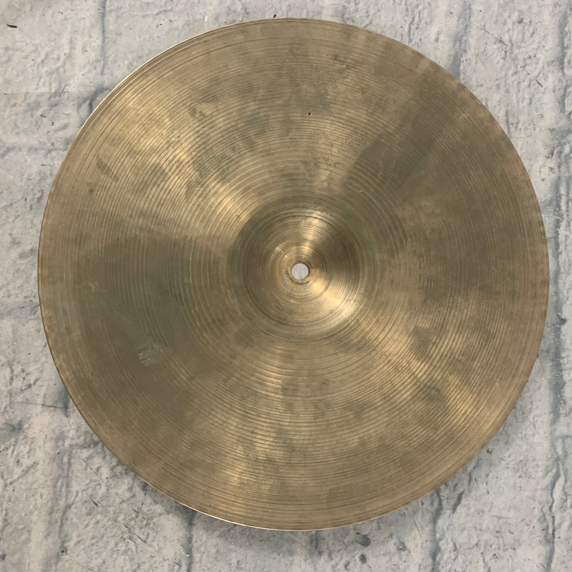 Vintage 70s 'Thin Stamp' Zildjian 14" Hi Hat Cymbal Pair