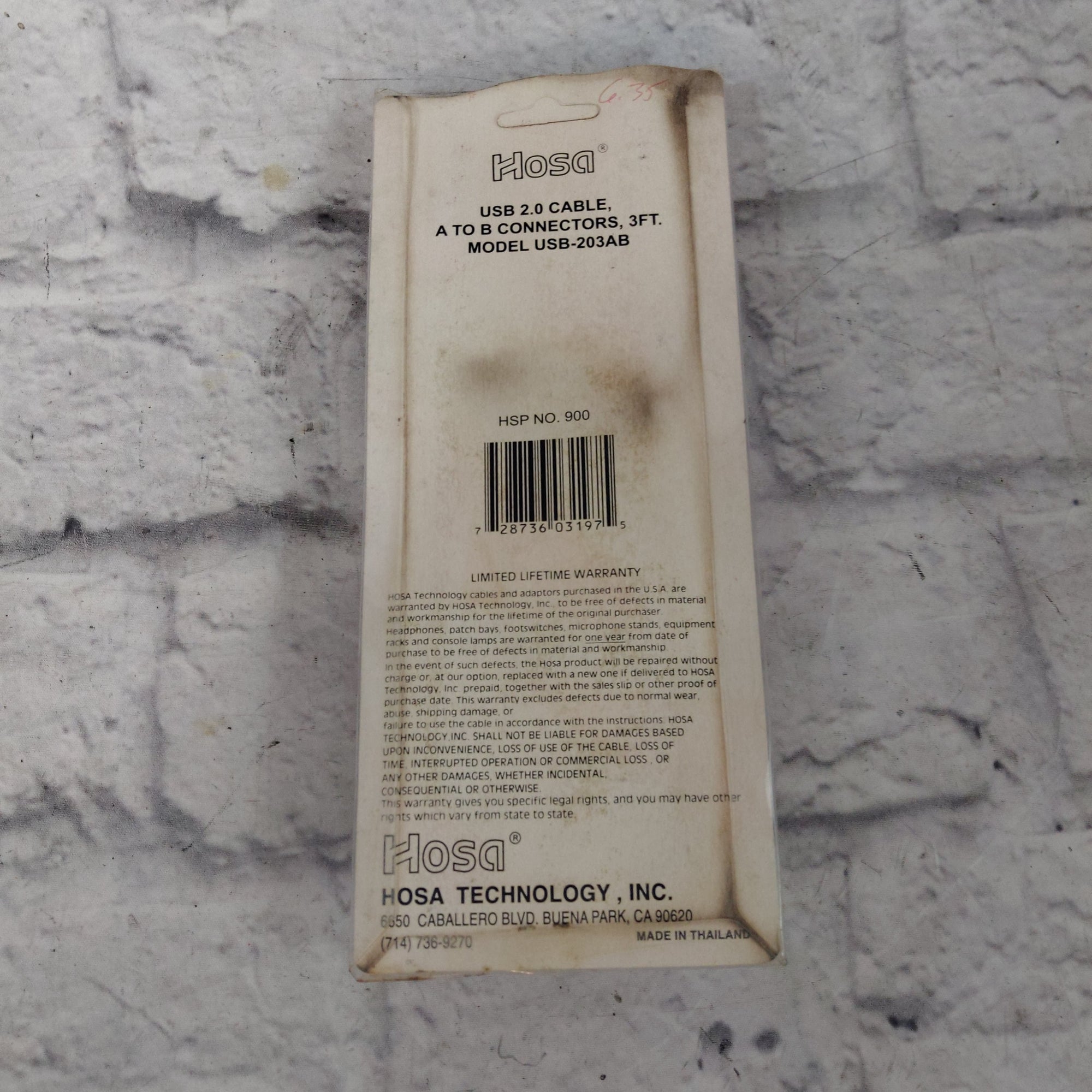 Hosa USB-203AB Cable