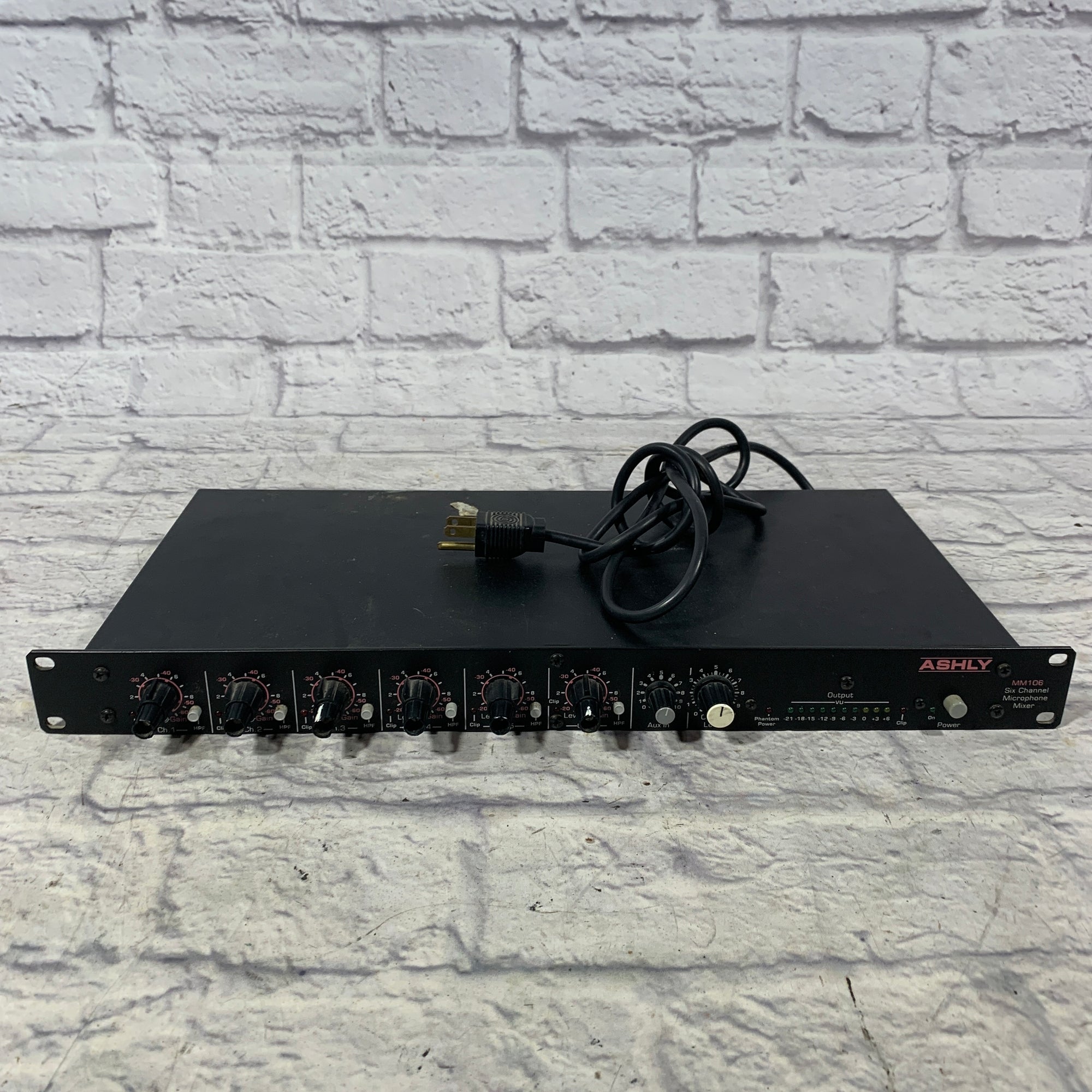 Ashly MM106 6 Channel Microphone Mixer