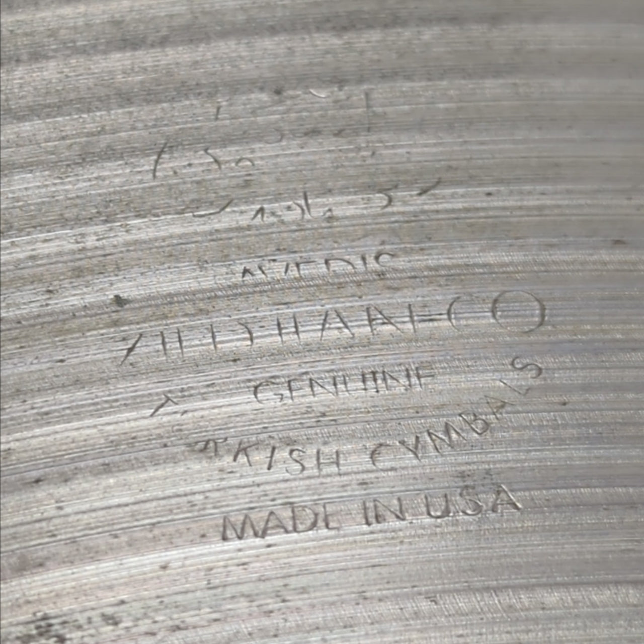 Zildjian Thin Crash 18" 45cm Crash Cymbal 1400g 1981-1992 (“CO.” Stamp)
