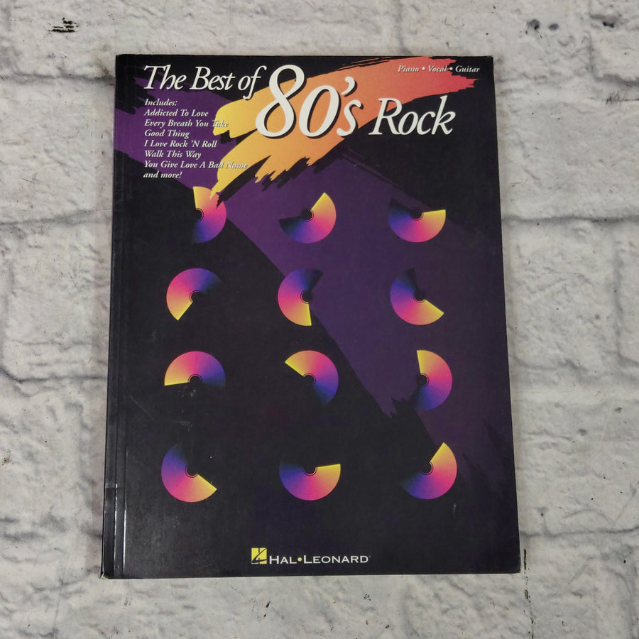 The Best of 80's Rock Piano Vocal Guitar Book